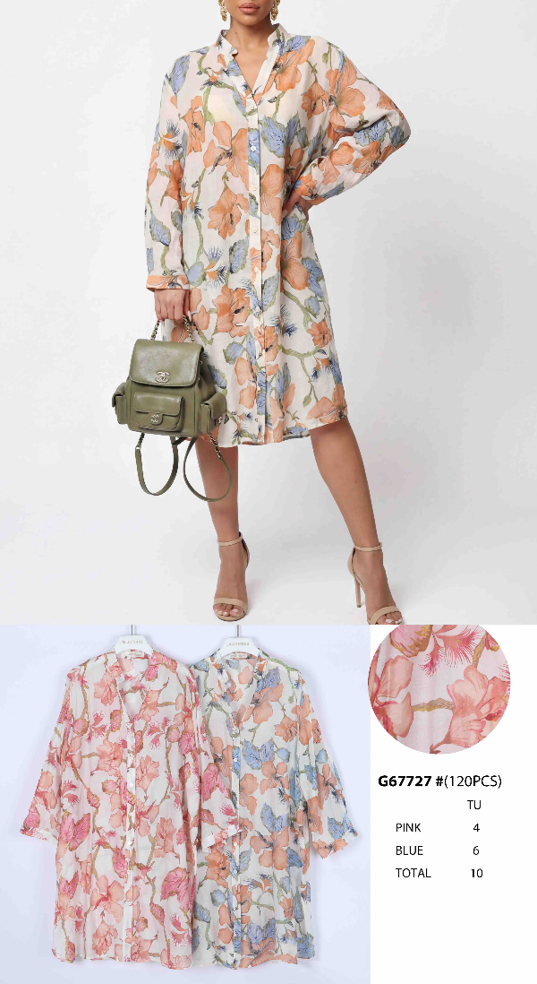 Sukienka damska (Francja produkt) Roz Standard, Mix Kolor .Paczka 10 szt 1